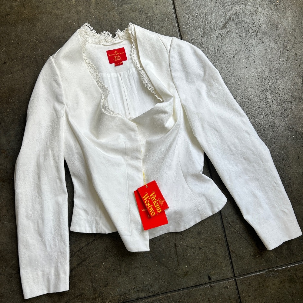 Vivienne Westwood 1,340$ Red Label New w/ Tags Beautiful Embellished Jacket
